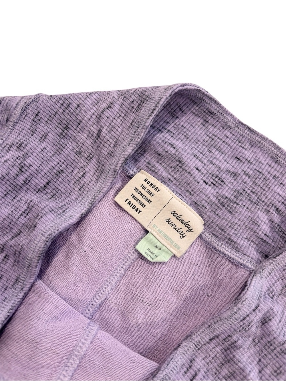 Anthropologie Saturday Sunday Melanie Leggings Lavender Size MP - Picture 7 of 8